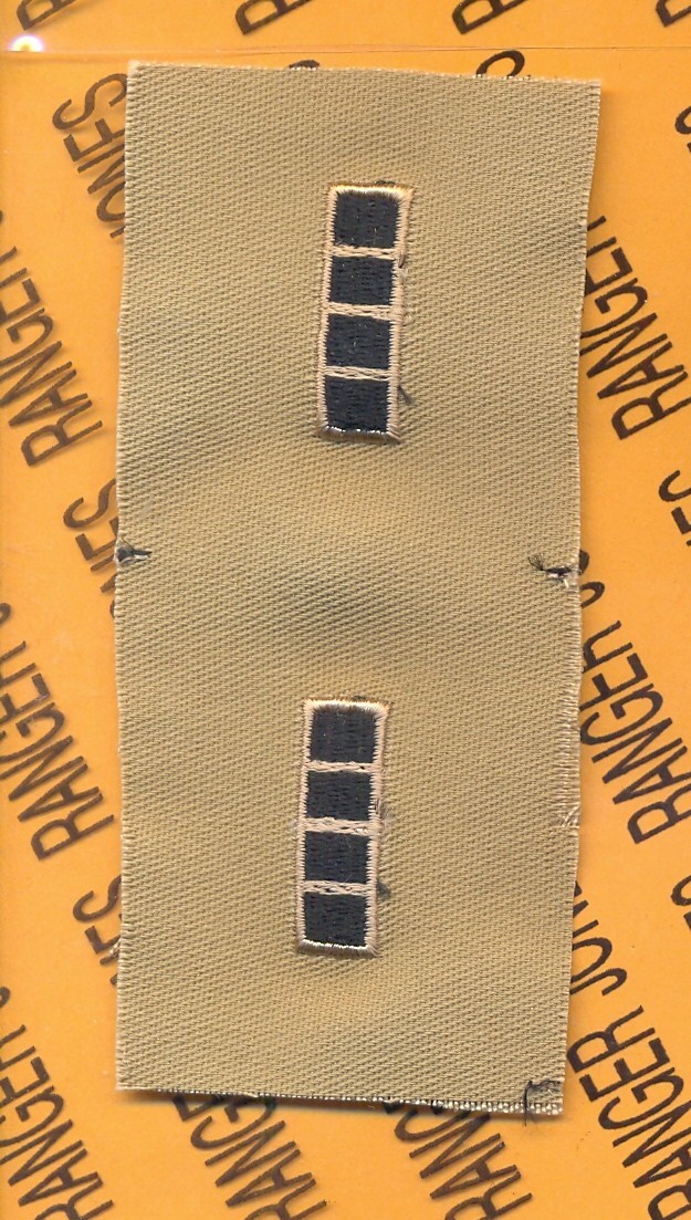 US ARMY CWO IV CHIEF WARRANT OFFICER Desert DCU rank patch set