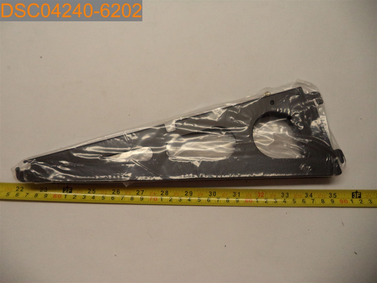 Qty=2: Black Mounting Shelf Brackets