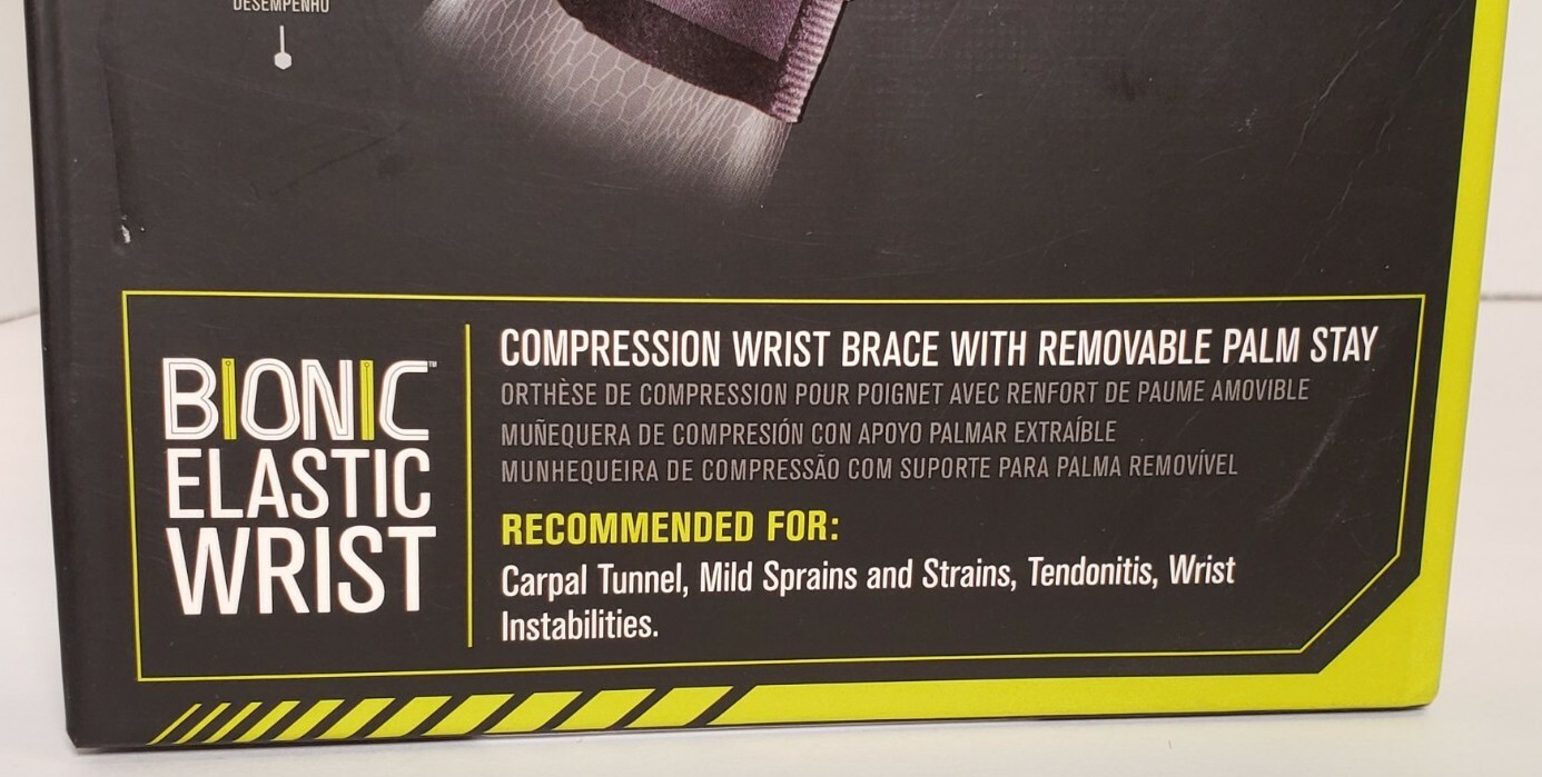 DonJoy Bionic Elastic Compression Wrist Brace Support RIGHT Hand XSMALL / SMALL