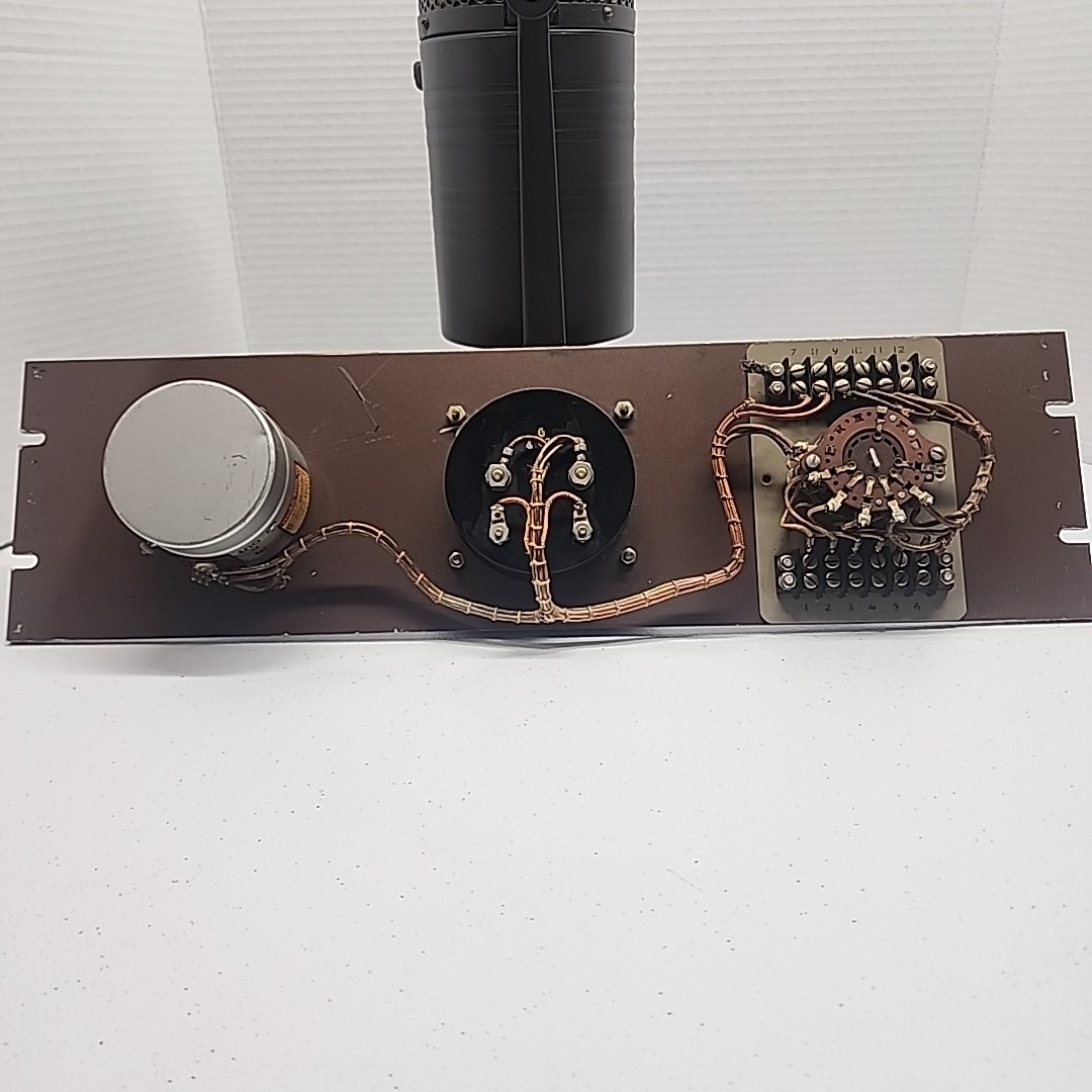 Western Electric VU Meter Rack Mount With Attenuator And Line Switch-Raytheon