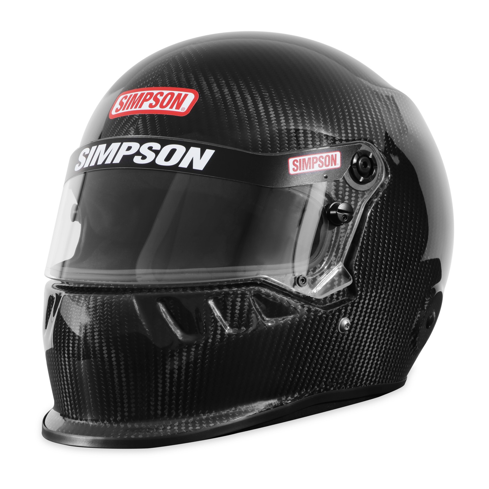 Simpson Racing 795004C SD1 Dirt Track Helmet - Snell SA2020 - Carbon Fiber -