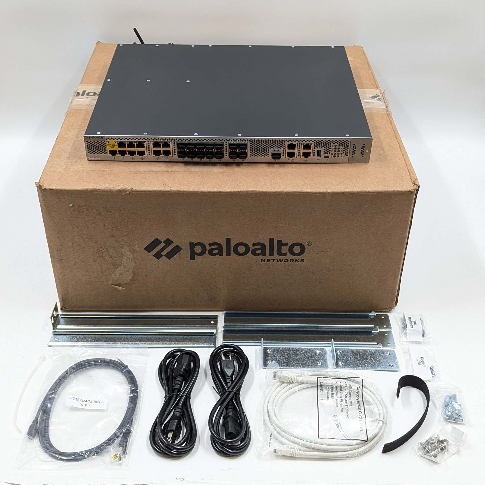 Palo Alto PA-3420 Firewall Rack Mountable (PAN-PA-3420/910-000242-00K) Black
