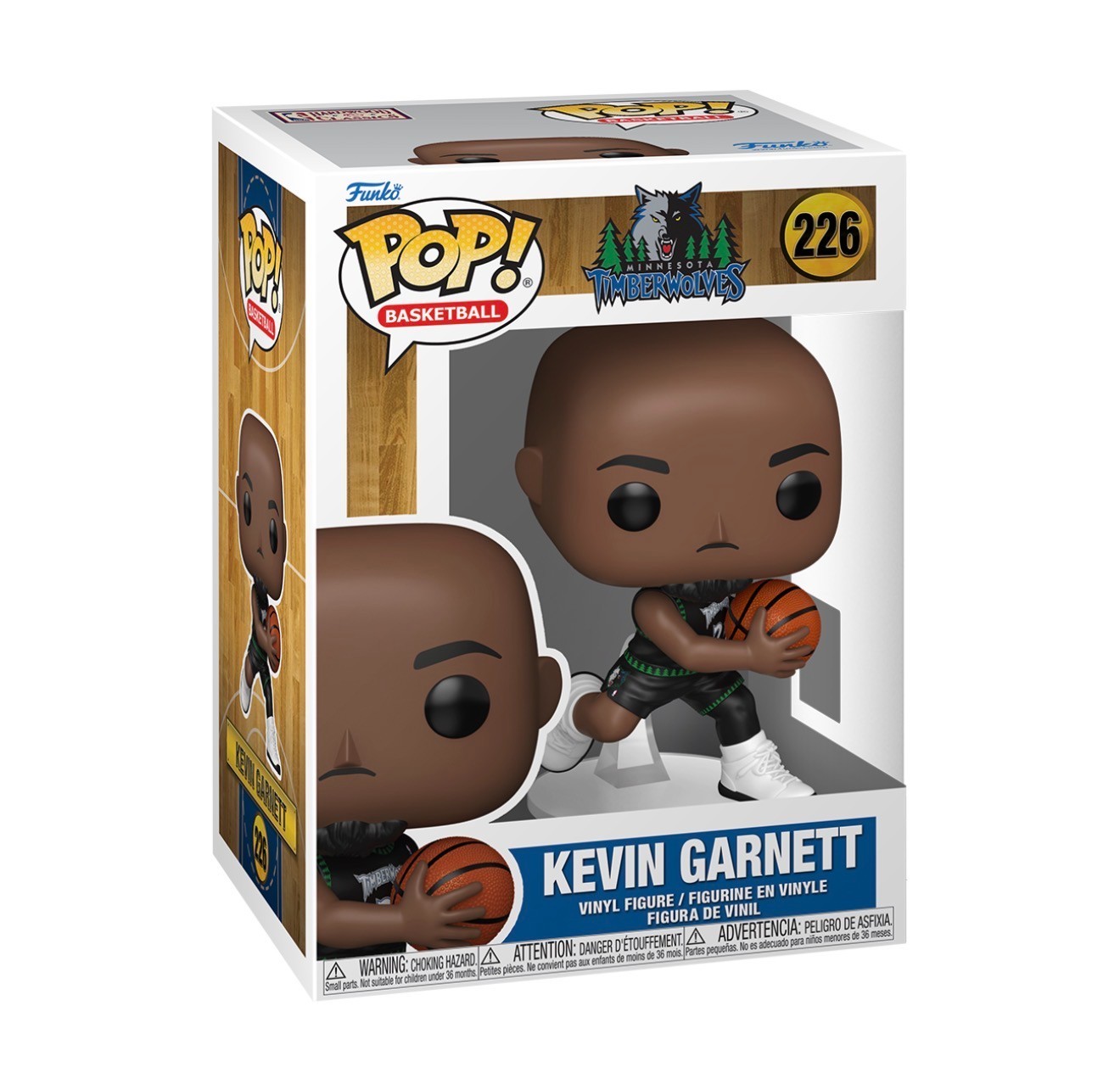 FUNKO POP! KEVIN GARNETT MINNESOTA TIMBERWOLVES #226 VINYL FIGURE w/PROTECTOR
