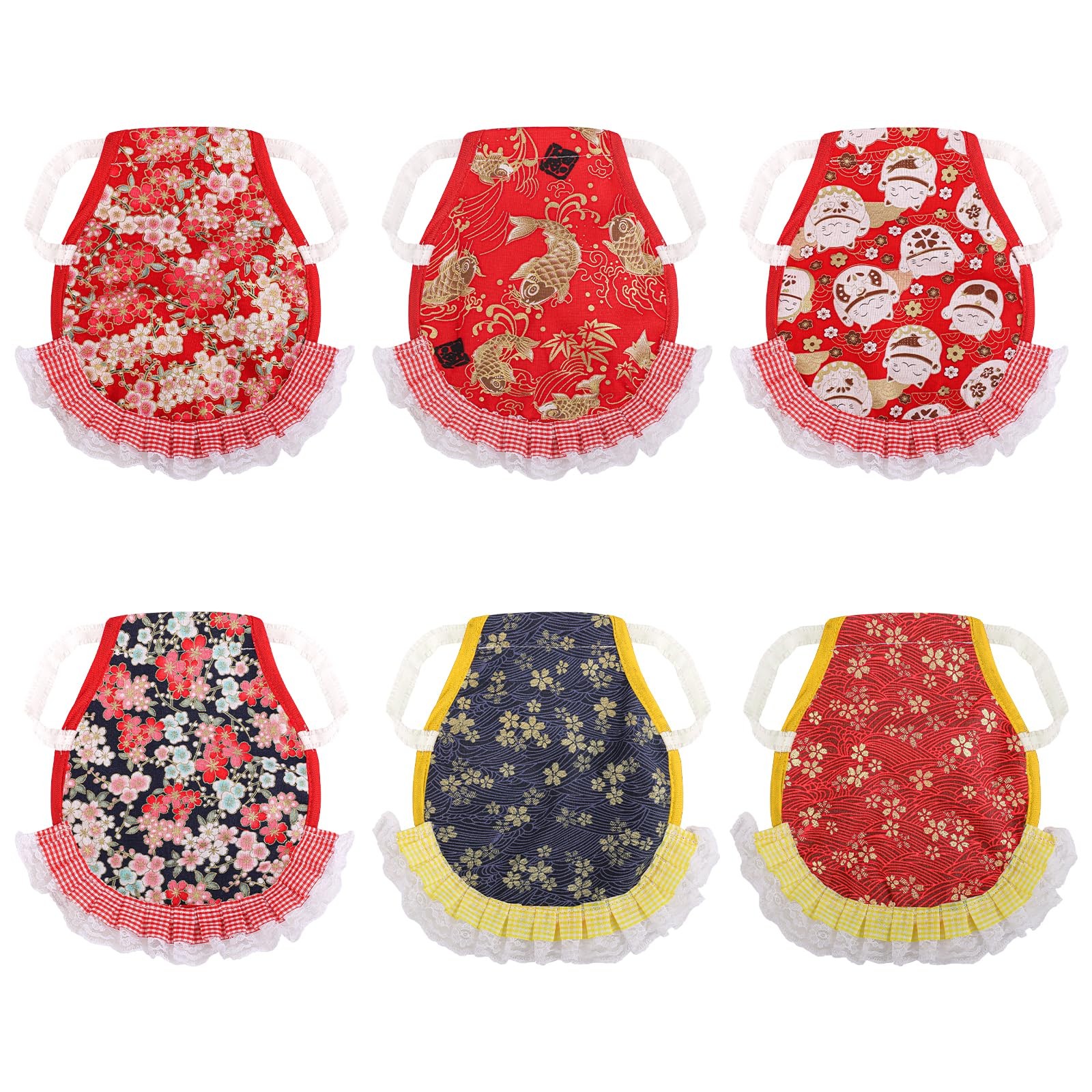 NQEUEPN 6 Pcs Chicken Saddle for Hens, Medium, As Shown in the Picture