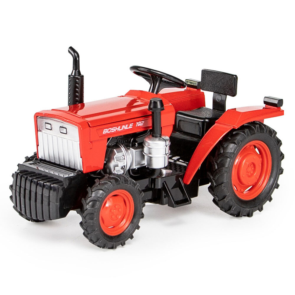 1/24 Farm Tractor  Diecast Toy Cars Light Sound Toys for Boys Kids Gifts Red