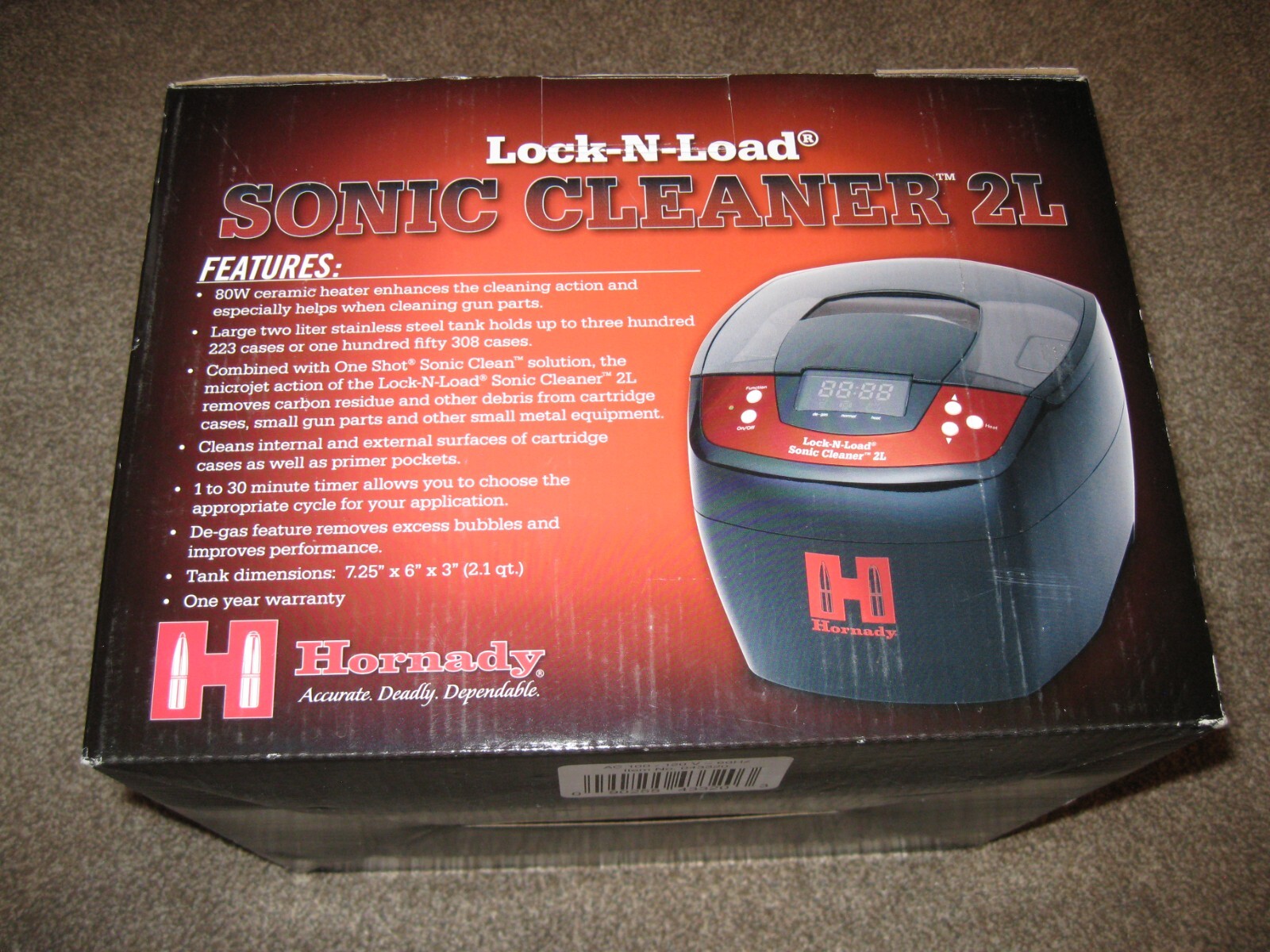 Hornady LNL Sonic Cleaner Lih 2 Liter Heated 110v 110 Volt 43320