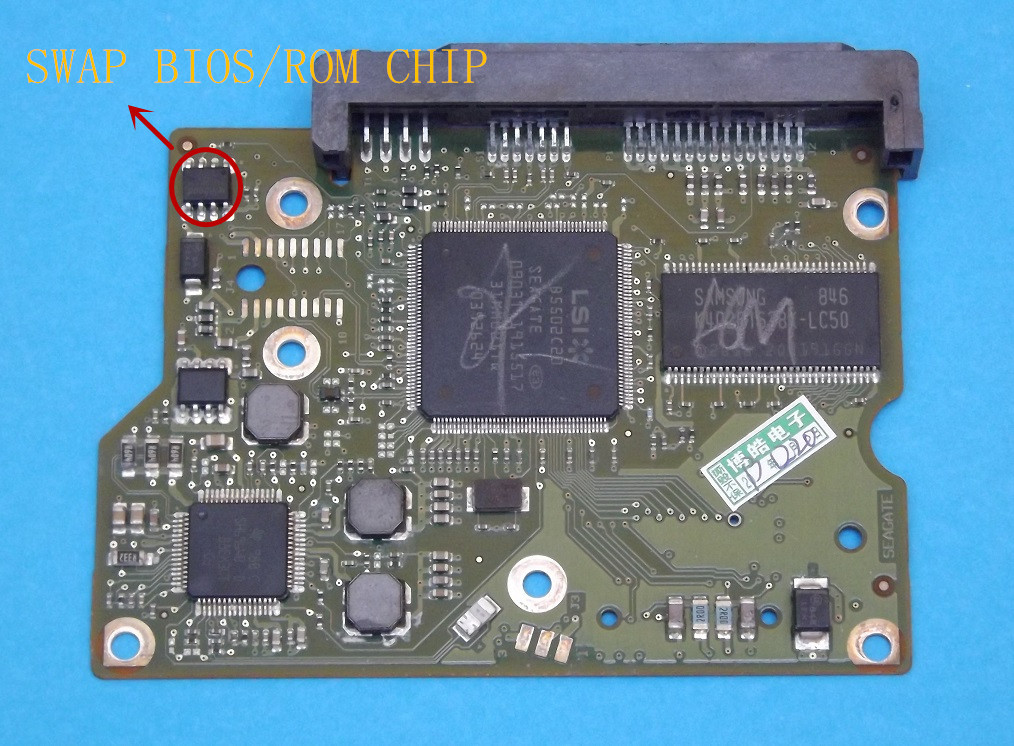 Seagate ST500DM002 ST3500413AS 160/250/320/500Gb  HDD PCB 100535704 REV C
