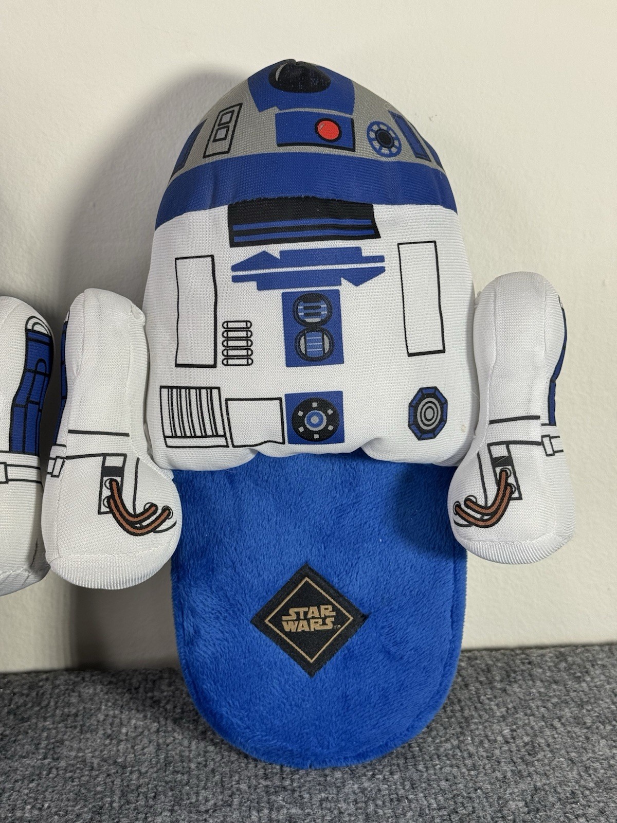 Star Wars R2D2 3D UNISEX SLIPPERS SIZE MEDIUM