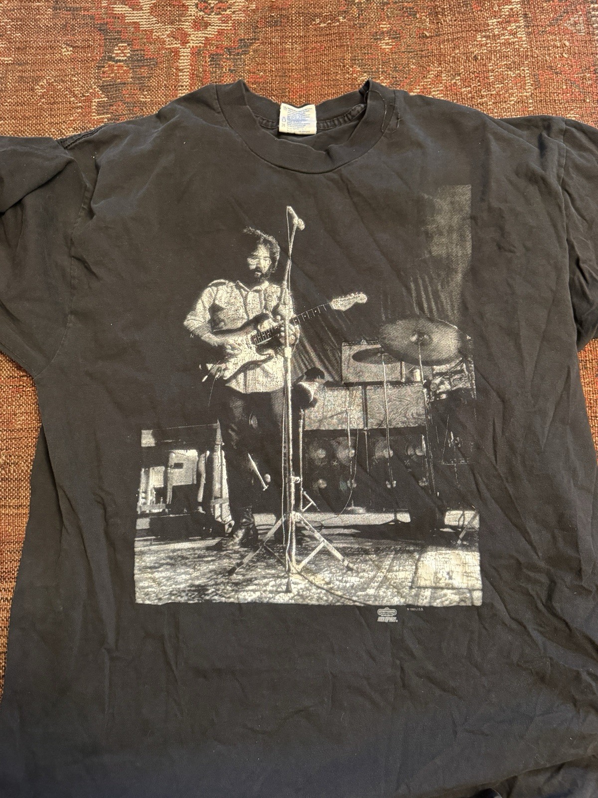 Vintage 1993 Jerry Garcia Band T-Shirt Winterland Brockum Grateful Dead XL