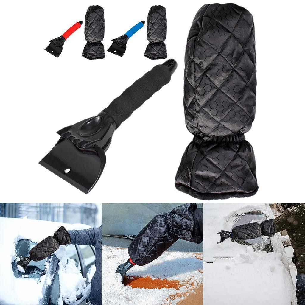 ABS Snow Shovel with Glove Removal Clean Tool Shovel Deicer Prevent Scratches