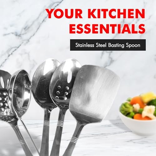 10230 1-Piece Stainless Steel,13-Inch Solid Spoon