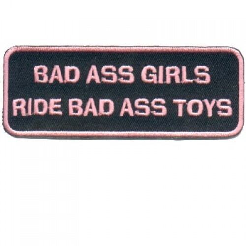 BAD A$$ GIRLS RIDE FUNNY BIKER PATCH Motorcycle harley Vest USA lady rider