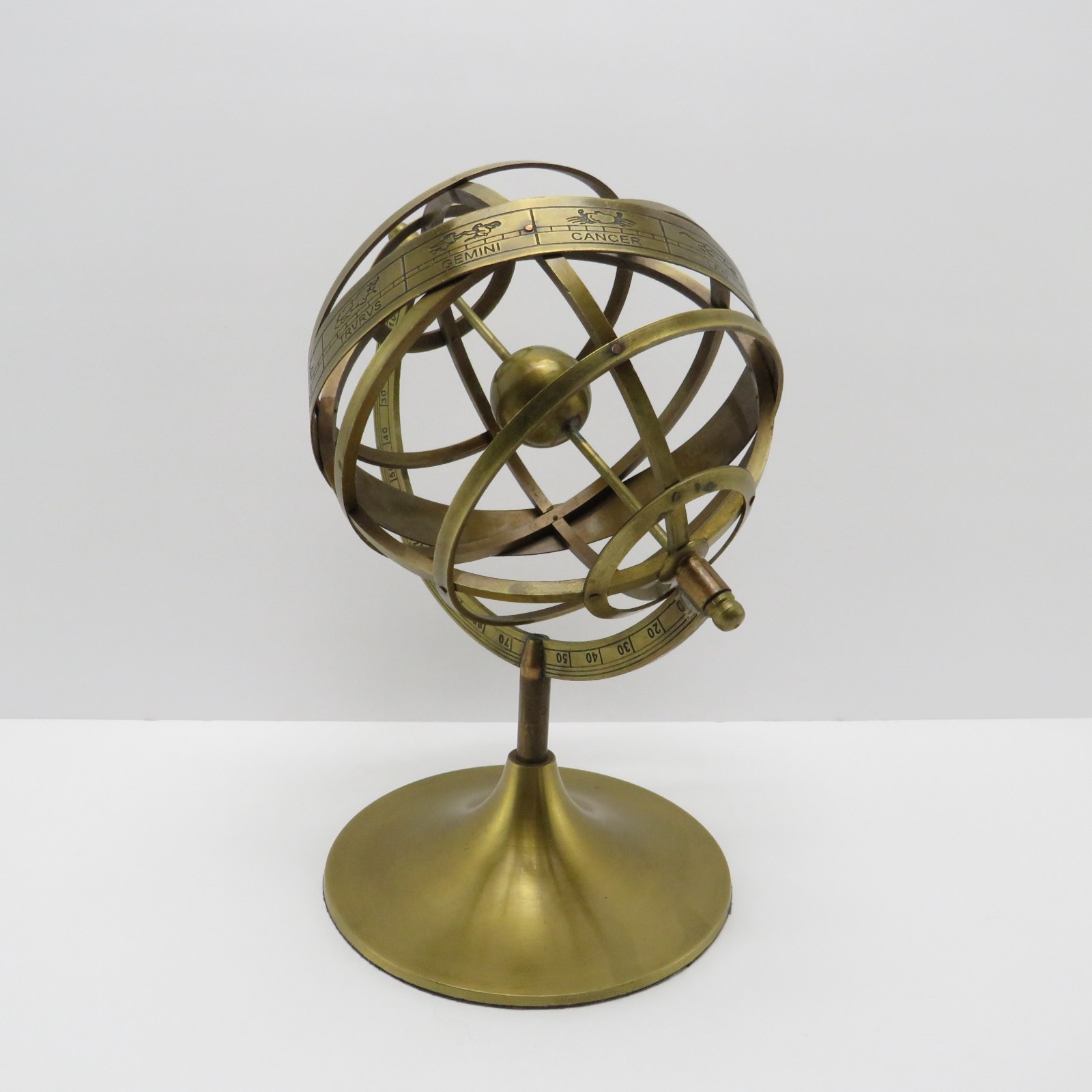 Zodiac Celestial Amillary Globe Sphere Vintage STYLED Home Decor