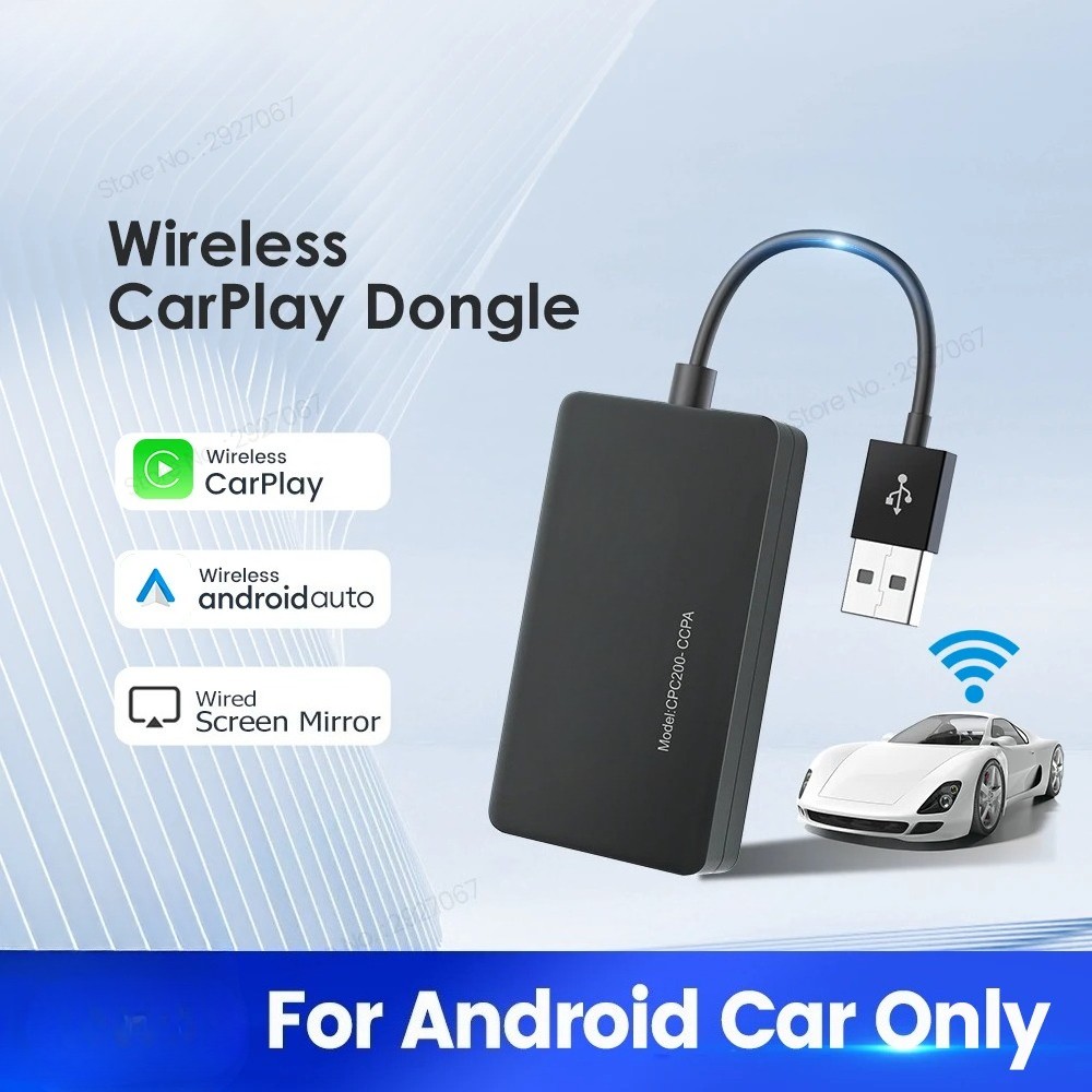 Wireless CarPlay & Android Auto Adapter / Wired Mirroring / Spotify /USB Adapter