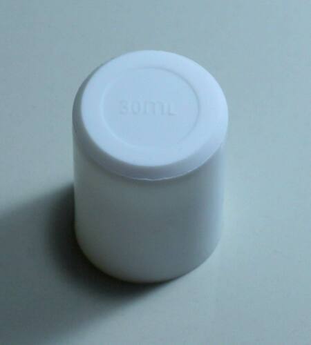 Set of 2 PTFE Teflon Beaker, 30 ml, Crucible, Cup, for Chemistry & Biology lab