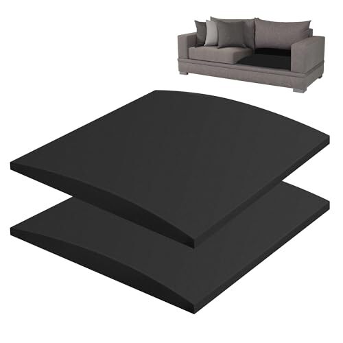 2 Pcs Furniture Seat Support 20" x 20" High-Density Foam Couch Sofa Cushion S...