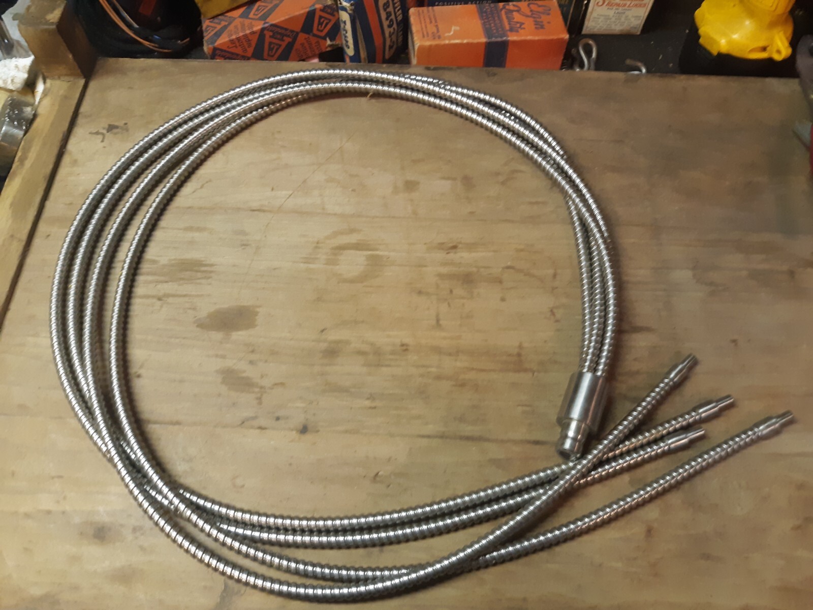 4ft Fiber Optic 4 LIGHT Flexible Gooseneck Light Cable Guide