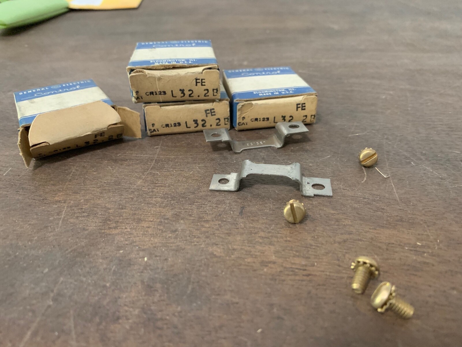 Total of 8 GE Overload Relay Heater Elements CR123L322B, 0.2A, NOS