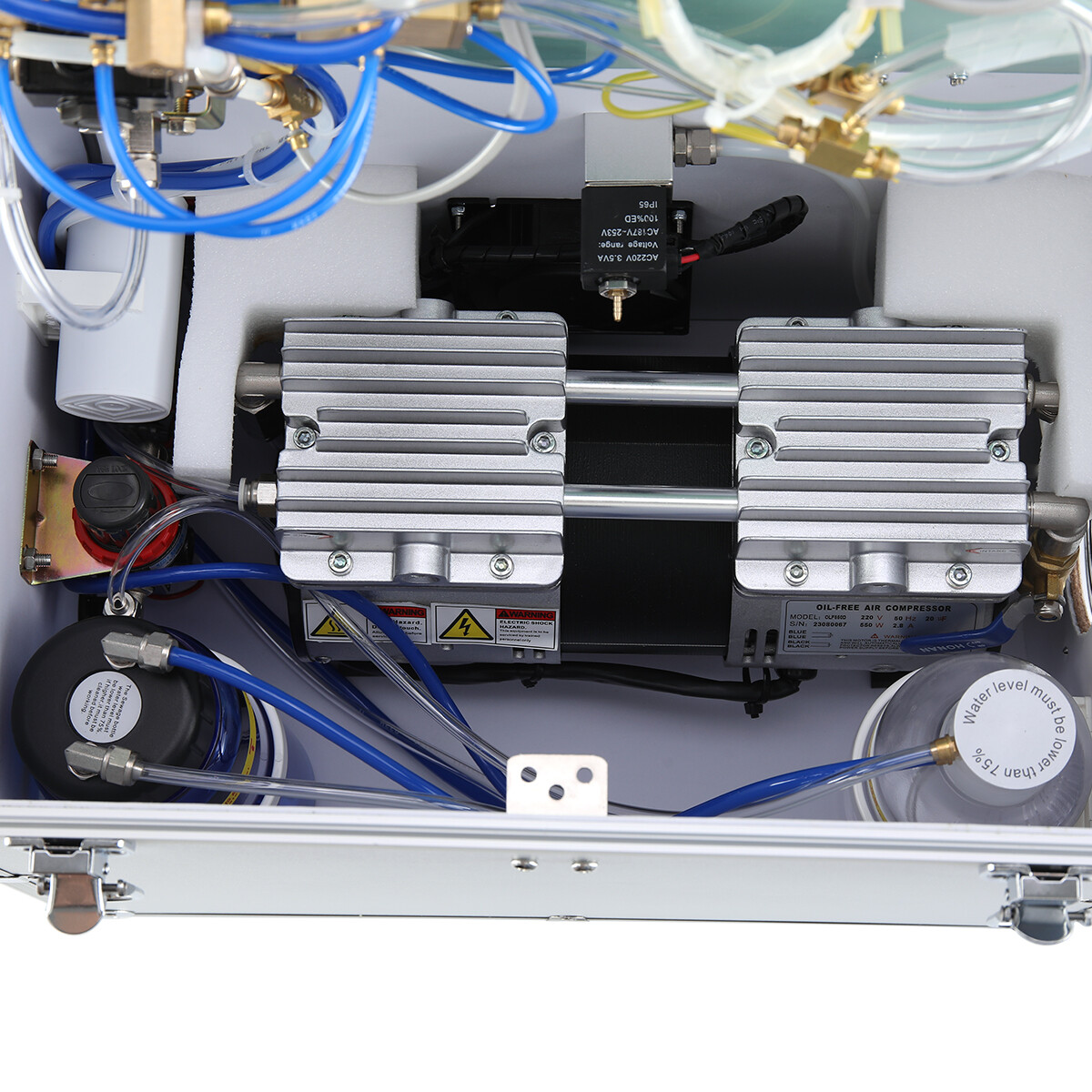 Dental Delivery Unit Syringe Suction Air Compressor / Folding Chair Turbine Unit