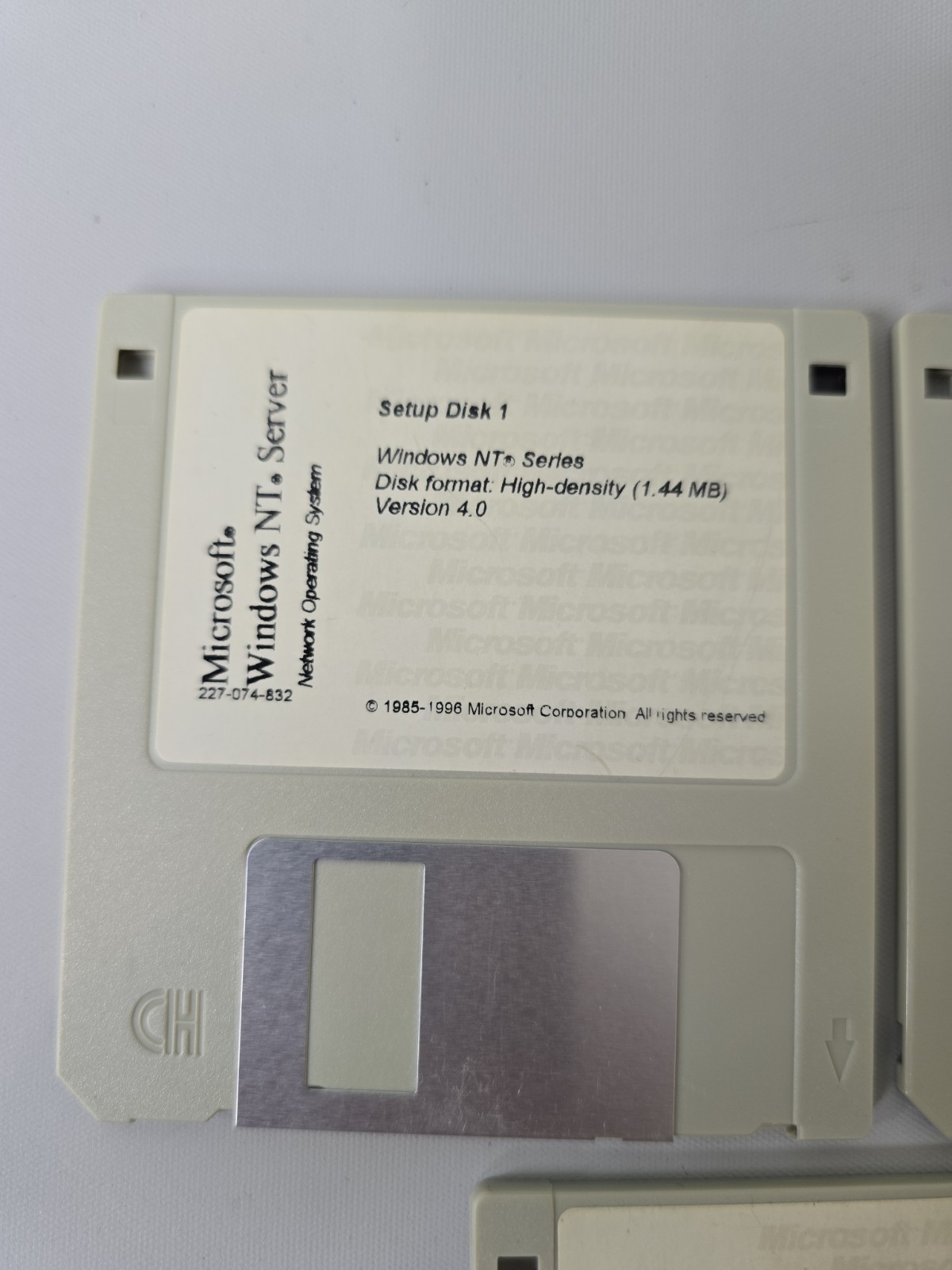 Microsoft Windows NT Server Version 4.0 1.44mm Floppy Disks 1-3