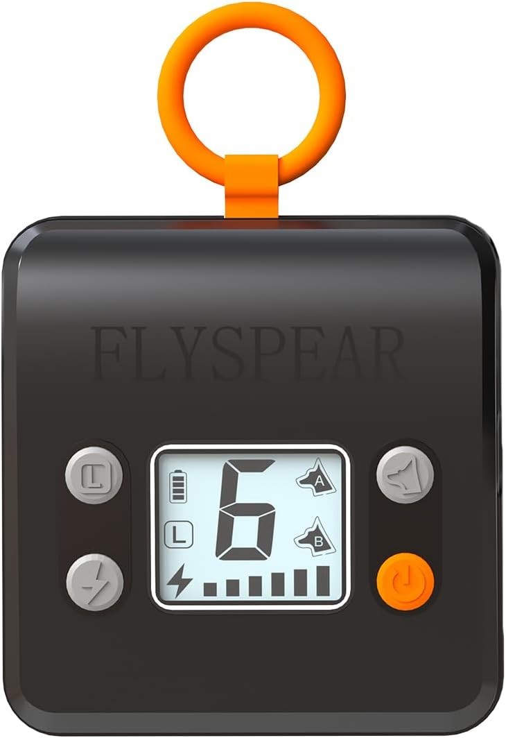 FLYSPEAR Extra Indoor Wireless Pet Barrier Transmitter, Transmitter Only,Black