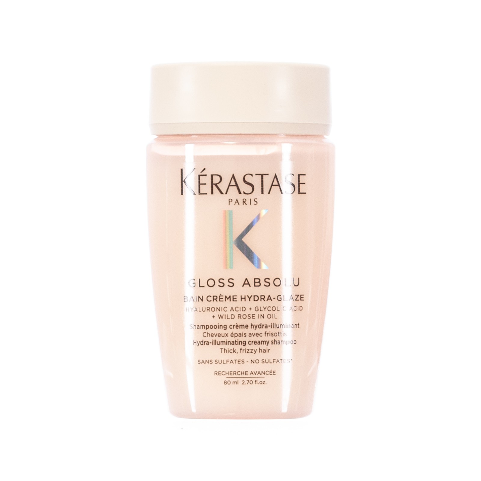 Kerastase Gloss Absolu Bain Creme Hydra Glaze Shampoo 2.7oz/80ml TRAVEL SIZE