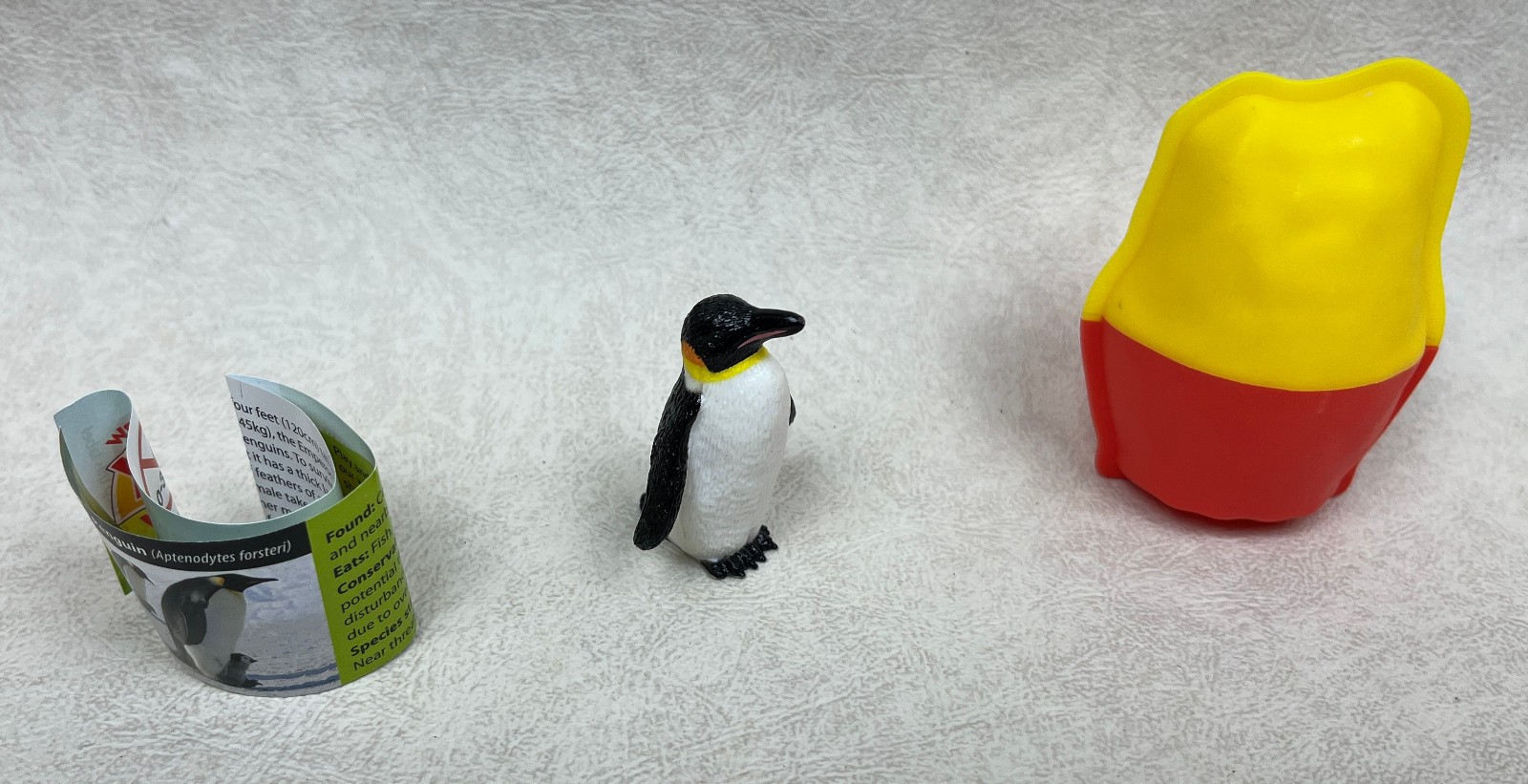 NEW Yowie Emperor Penguin Figure Collectible Toy with Container and Paper