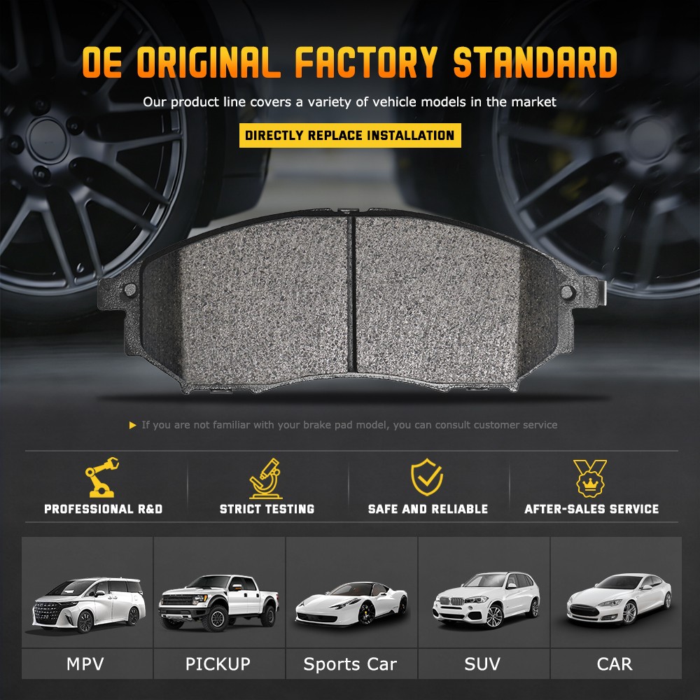 Rear Ceramic Brake Pads for Mitsubishi Outlander Phev Eclipse Cross