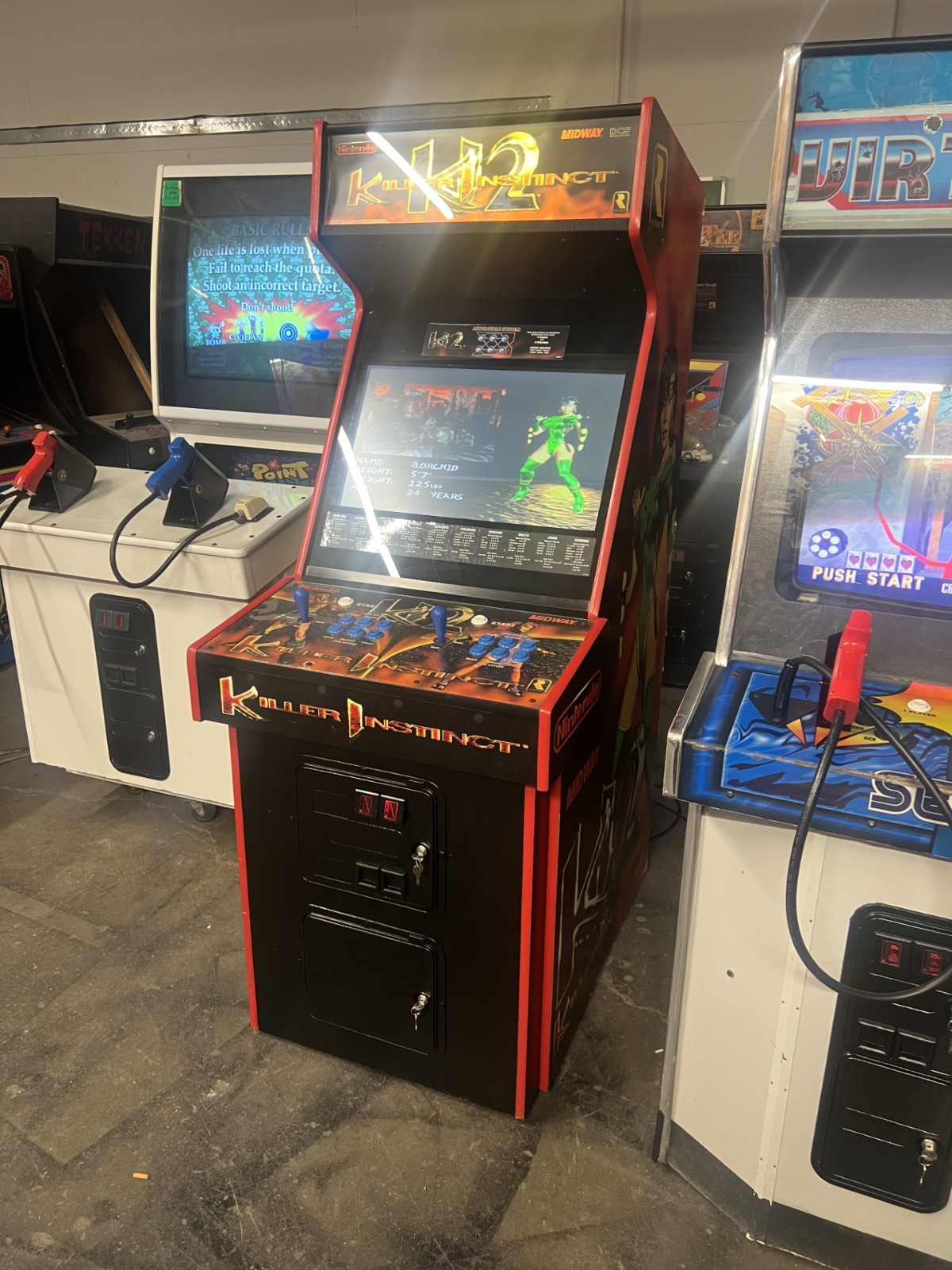 KILLER INSTINCT II ARCADE MACHINE by MIDWAY 1996 (Excellent Condition)