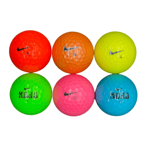 Nike Color Mix Near Mint AAAA 48 Used Golf Balls 4A