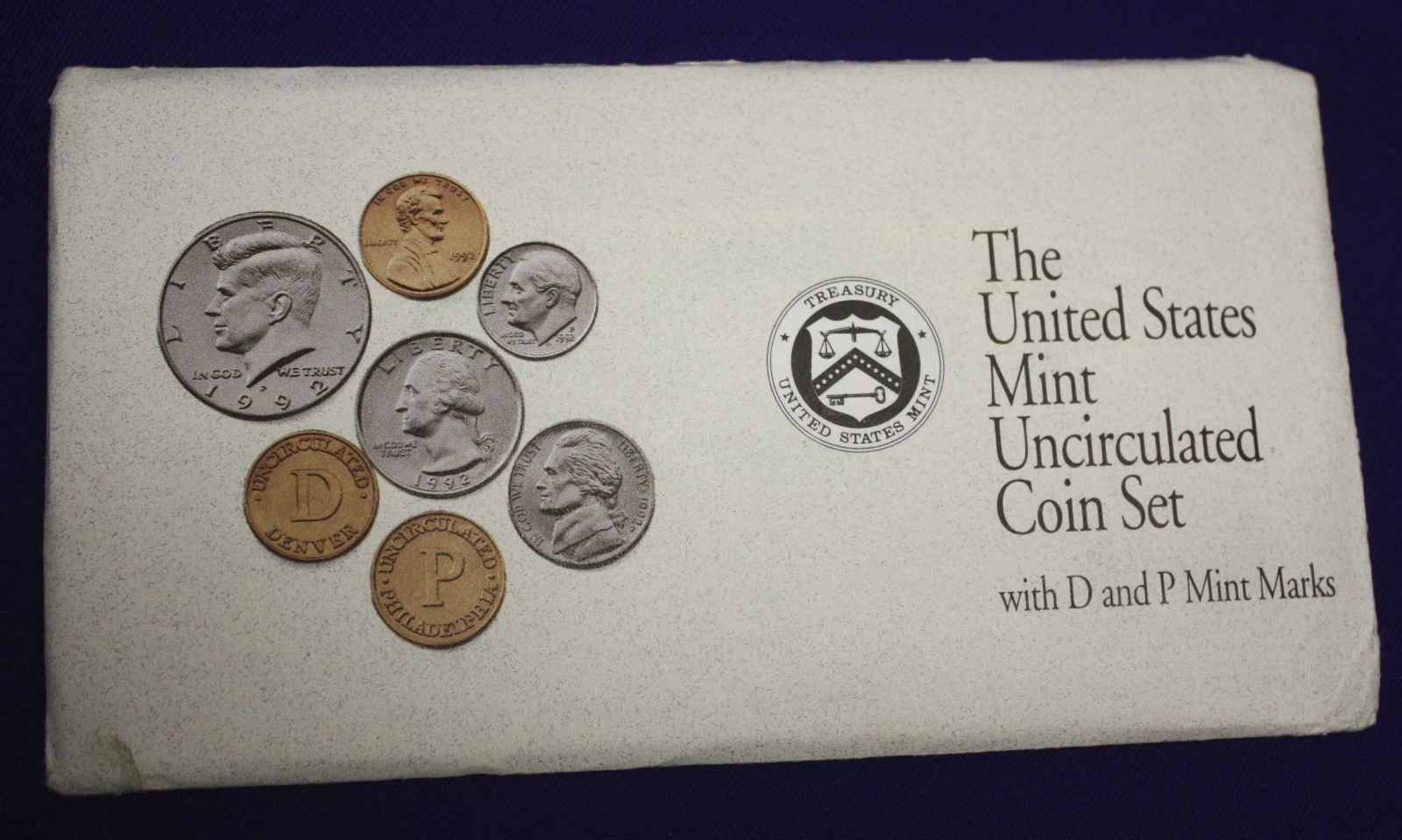 1992  MINT SET AS ISSUED BY U.S. MINT UNCIRCULATED