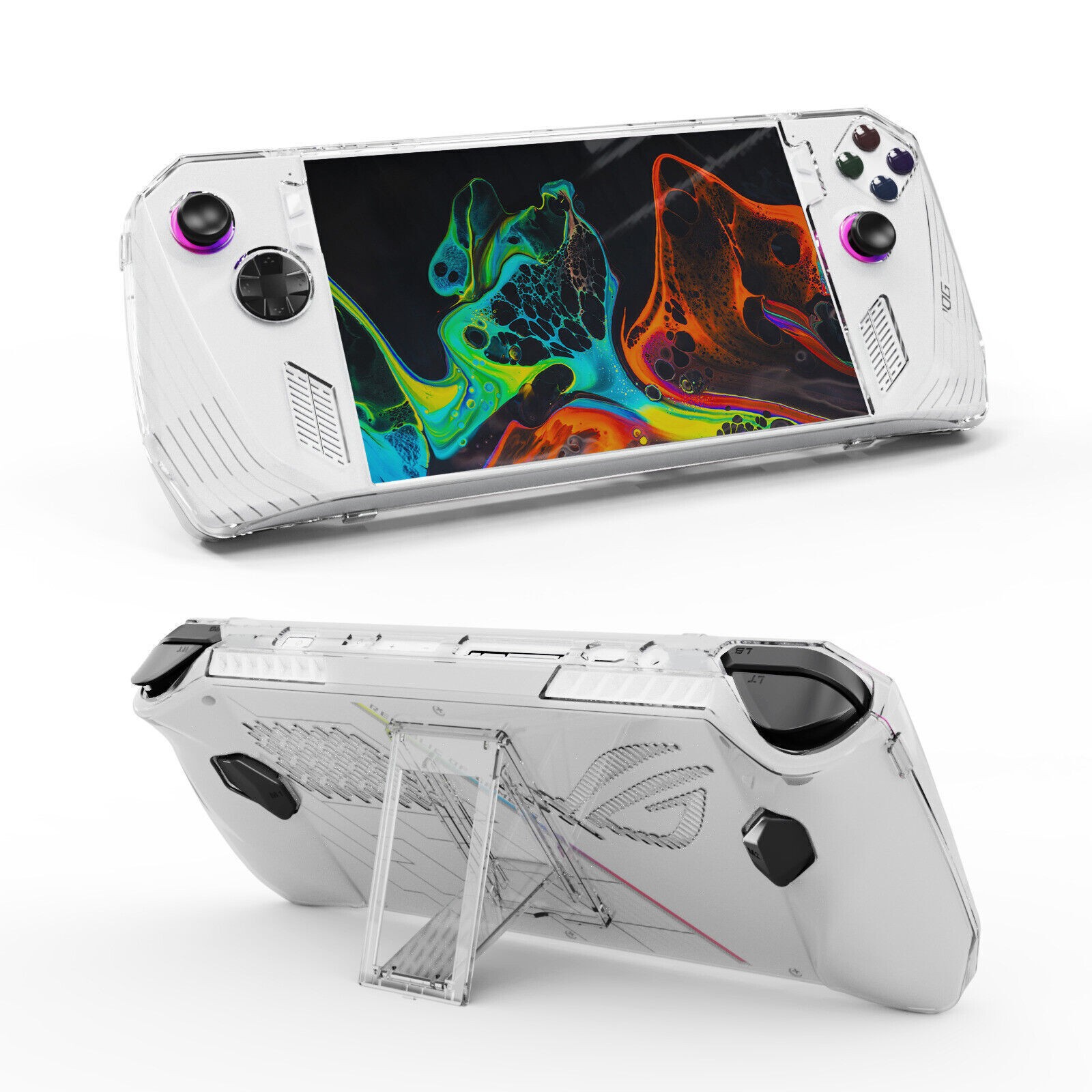 Crystal Clear Case Protective Case Game Console Accessories for ROG Ally