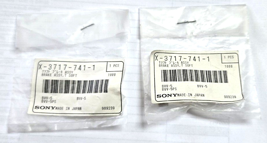 Pair of Genuine OEM X-3717-741-1 Sony VCR Brake Assembly T Soft (NOS)