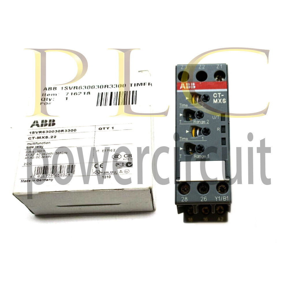 1PC New ABB 1SVR630030R3300 Multifunction Time Relay CT-MXS.22~