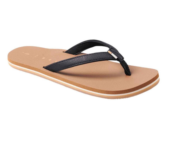 Reef Solana Sandals Womens Black Tan