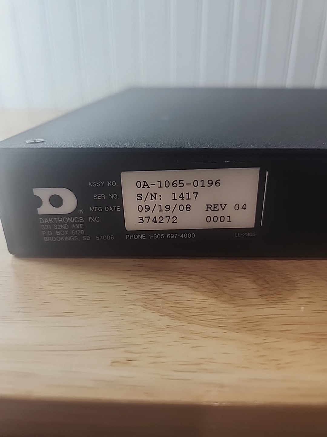 DAKTRONICS 0A-1065-0196 Signal Converter