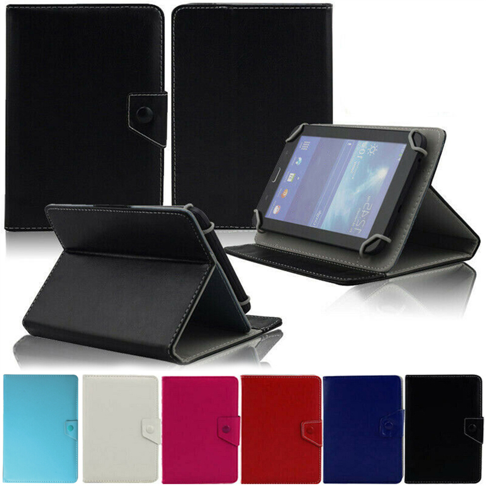 For Amazon Kindle Fire 7" 2019 9th Generation Universal Leather Stand Case Cover