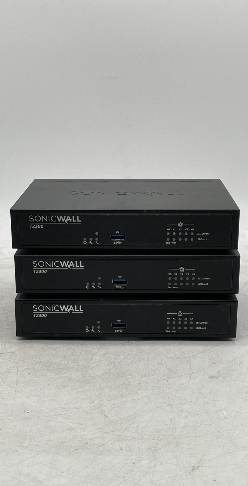 SonicWall TZ300 Firewall APL28-0B4 VPN Security Appliance Lot Of 3