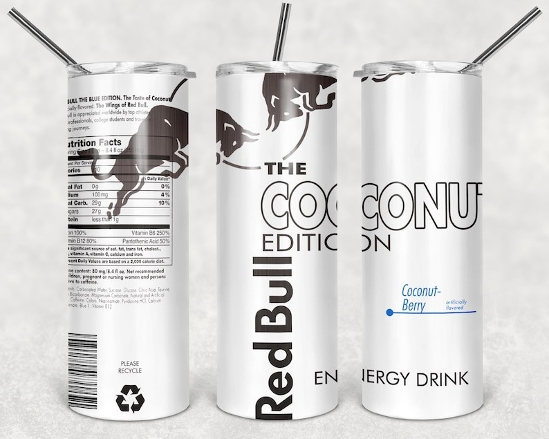 New Red Bull coconut edition Gift For Fans 20oz Tumbler  SO881