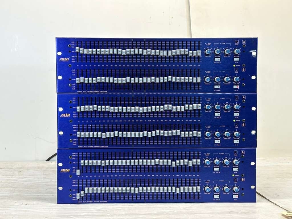XTA GQ600 DUAL CHANNEL GRAPHIC EQUALIZER #7319 (ONE) THS