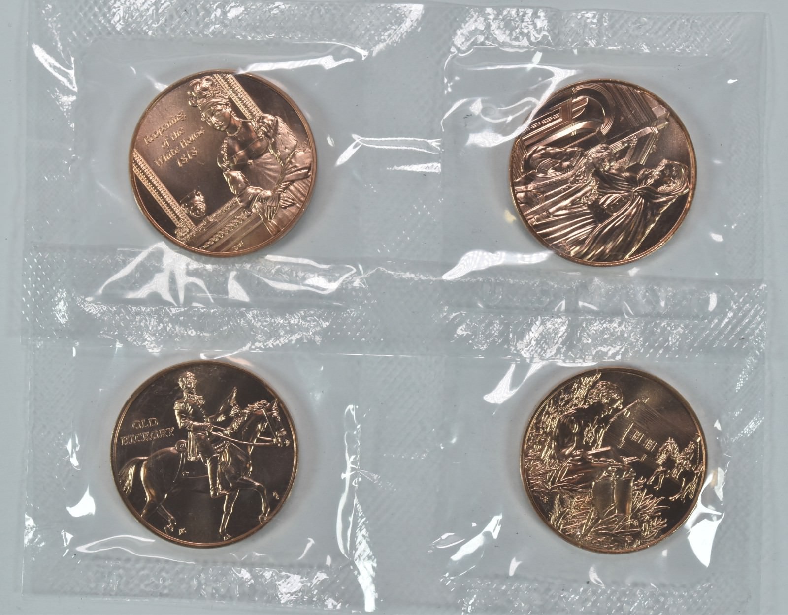 2008 First Spouse Bronze Medal Series Four Medal Set