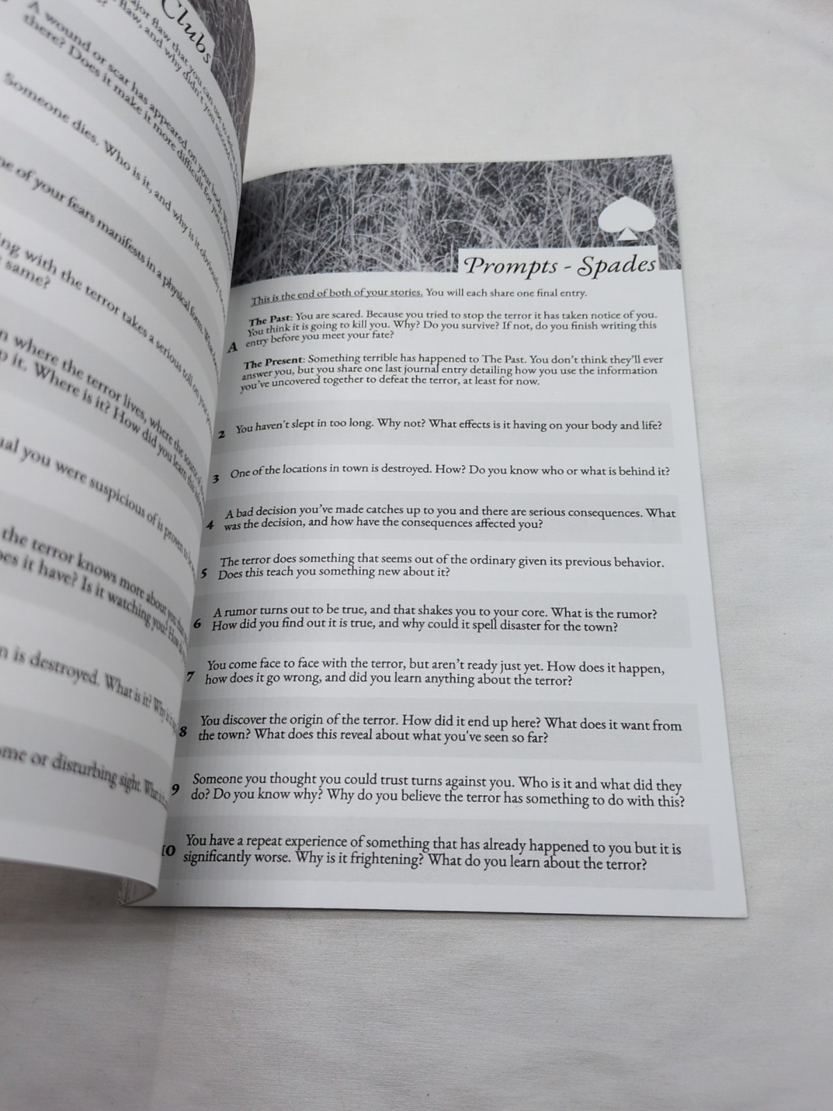 Tether A Role-Playing Game For Two Adam Baffoni Booklet