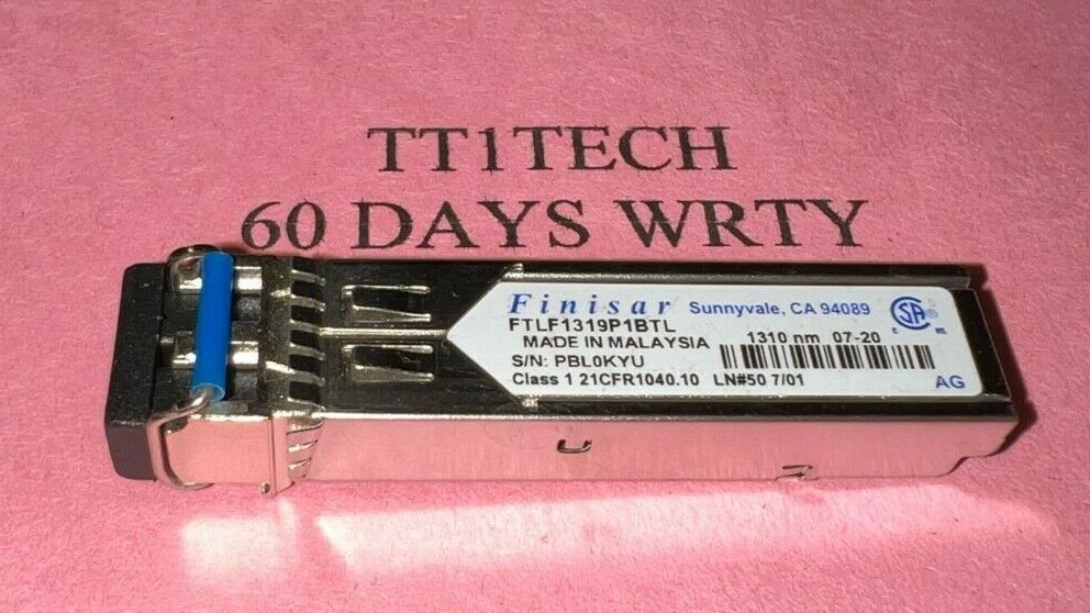 Aruba SFP-LX FTLF1319P1BTL FTRJ1319P1BTL 1000BASE-LX SFP 1310nm 10km Optic