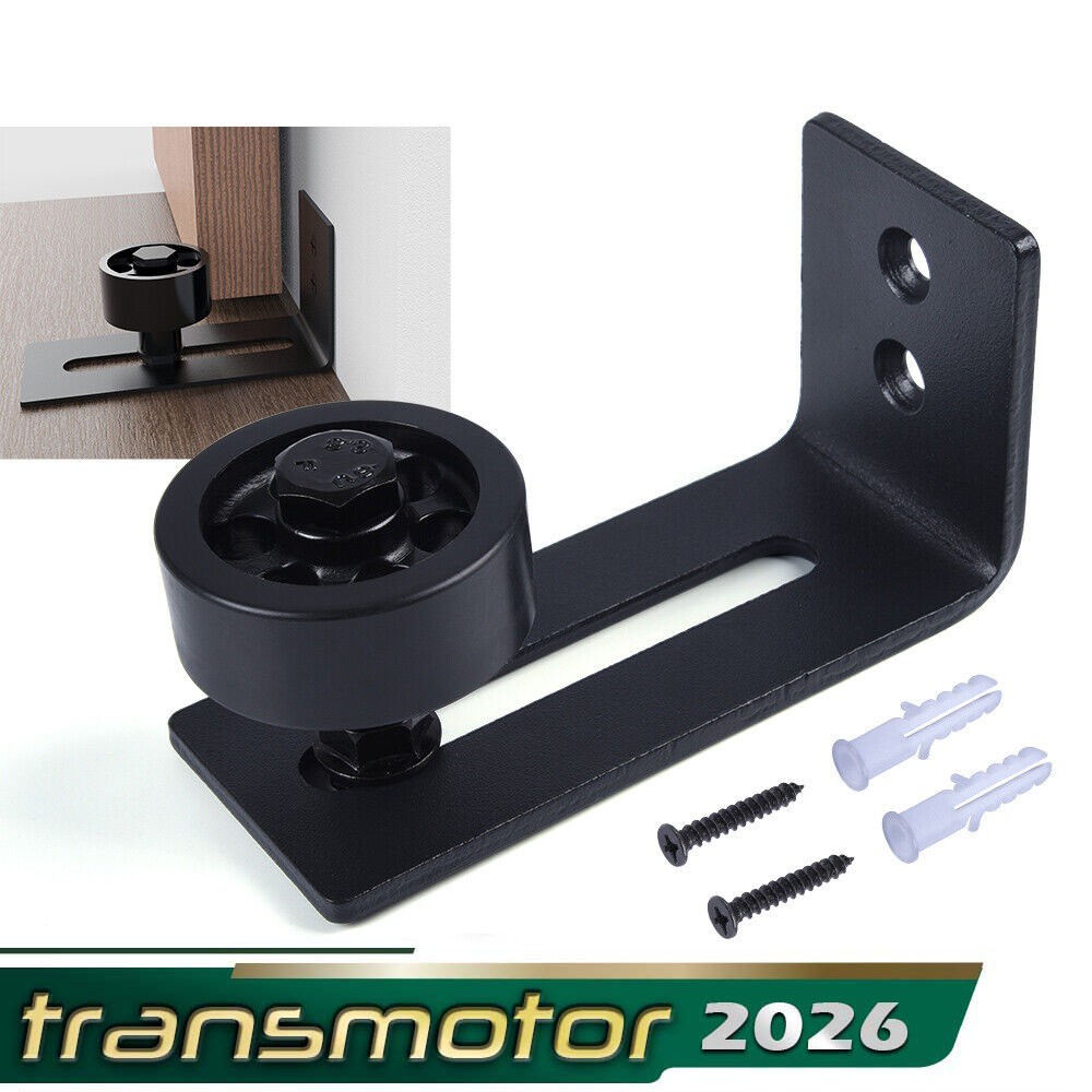 New Floor Guide Fit For Sliding Barn Door Hardware Kit Wall-mounted Adjustable