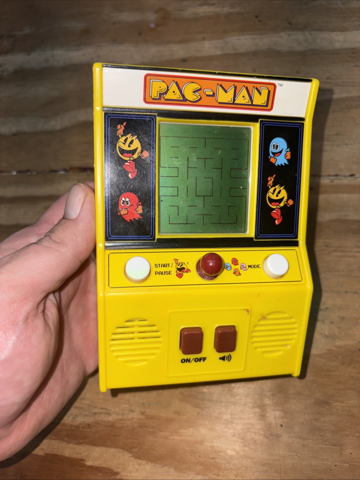 Mini Pac-Man Handheld Arcade Classics Game Pacman Bandai Namco Tested Working