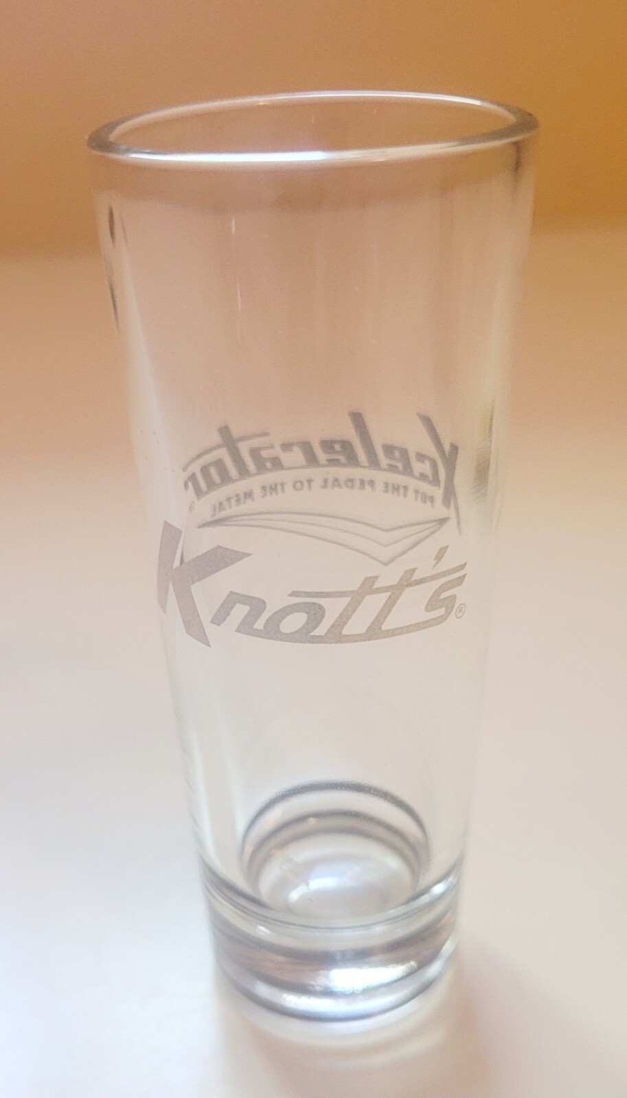 Knots Xceleator Shot Shooter Glass Logo Vintage Free Shipping