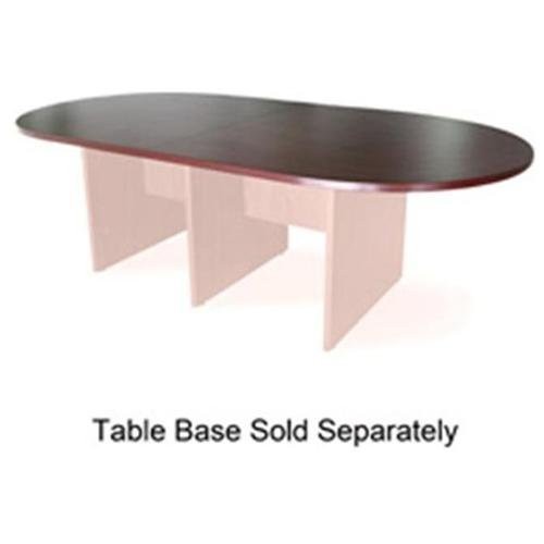 Lorell Essentials Conference Tabletop - Oval - 48" X 96" - Mahogany (LLR69150)