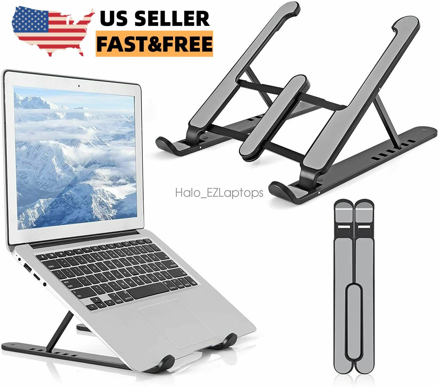 Portable Foldable Laptop Stand Adjustable Notebook Computer Holder