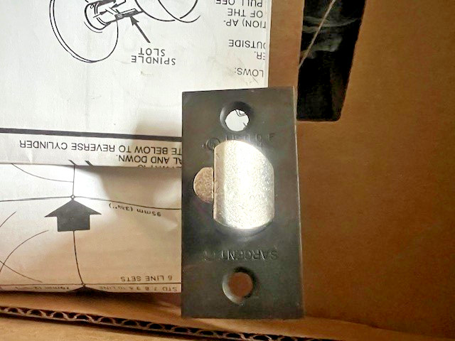 SARGENT 6G04 OB 10B STOREROOM FUNCTION LOCK LA KEYWAY