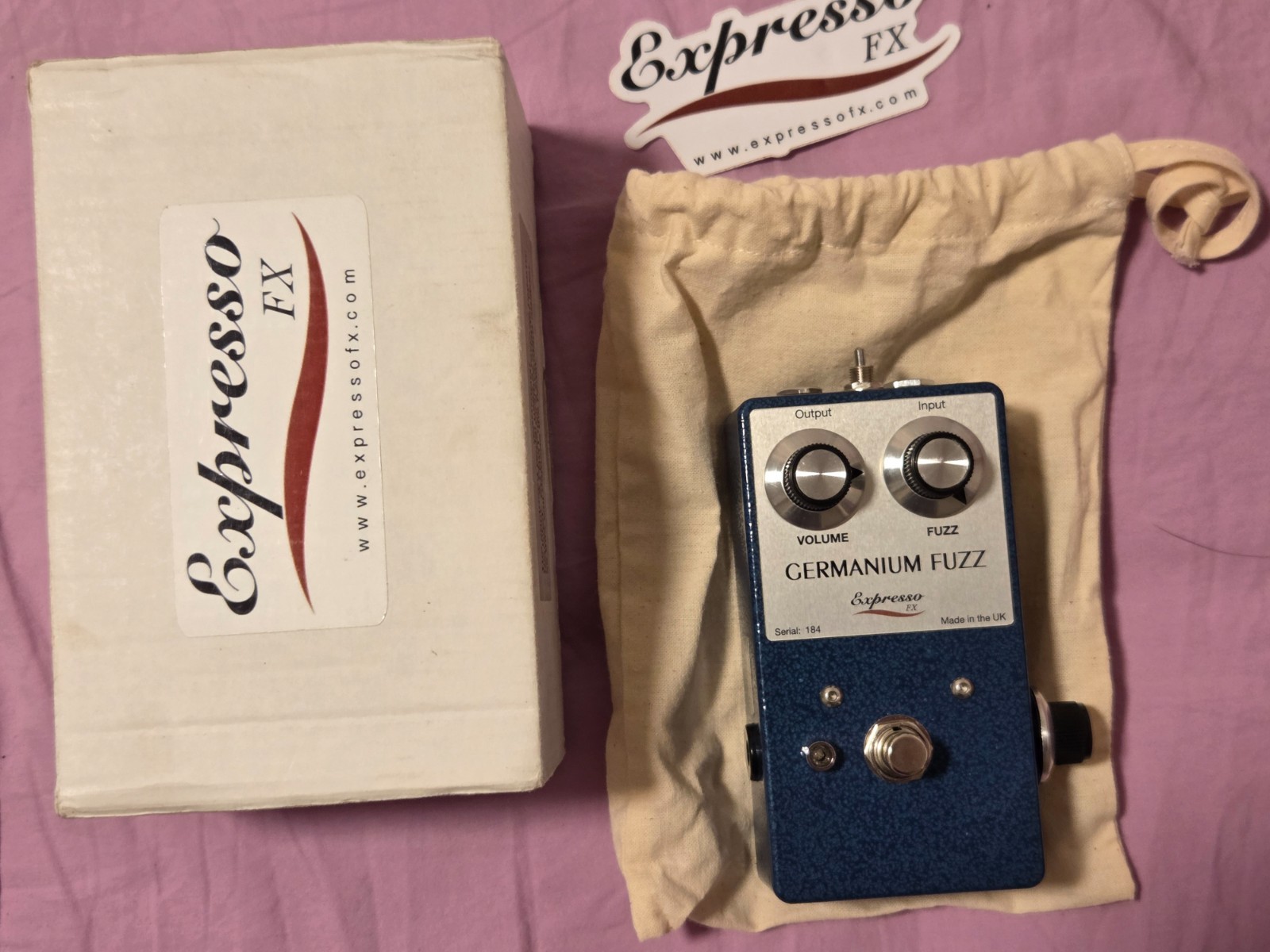 Expresso FX Germanium Fuzz (Fuzz Face) Mullard CV7005